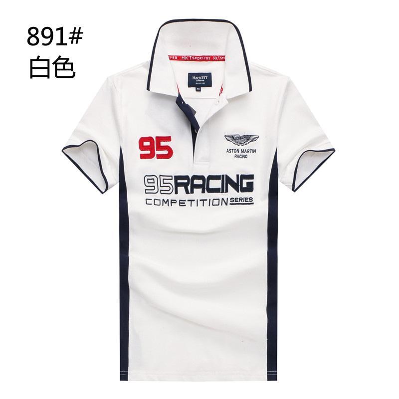Aston Martin Racing 95 Hacket White Polo Shirt - Obeezi