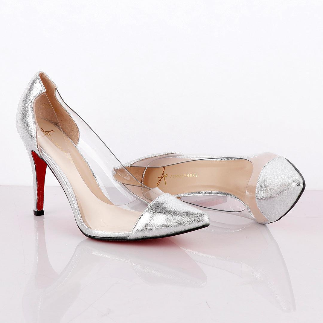 Atmosphere Classic Champagne Silver Women's High Heel Shoe - Obeezi