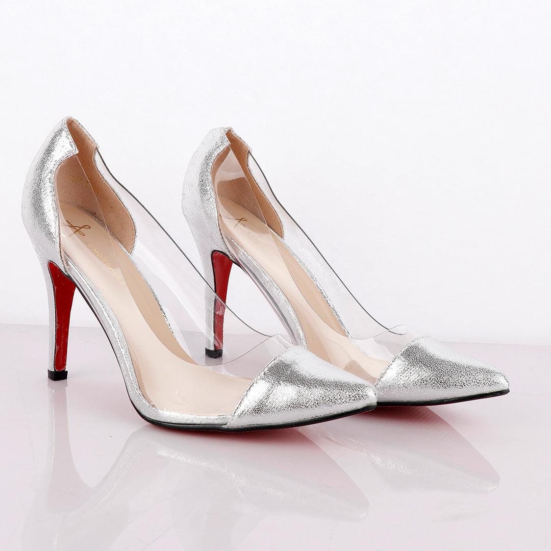 Atmosphere Classic Champagne Silver Women's High Heel Shoe - Obeezi