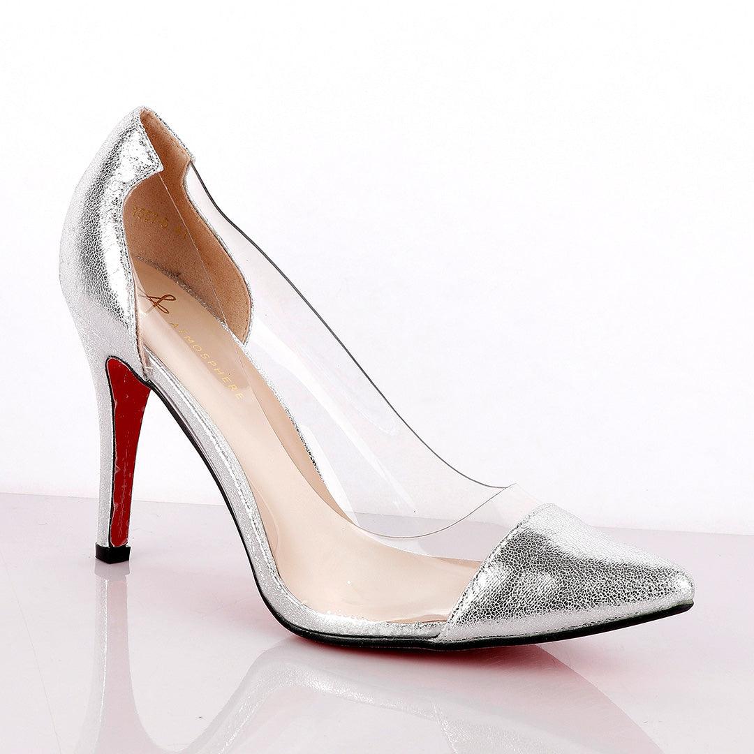 Atmosphere Classic Champagne Silver Women's High Heel Shoe - Obeezi