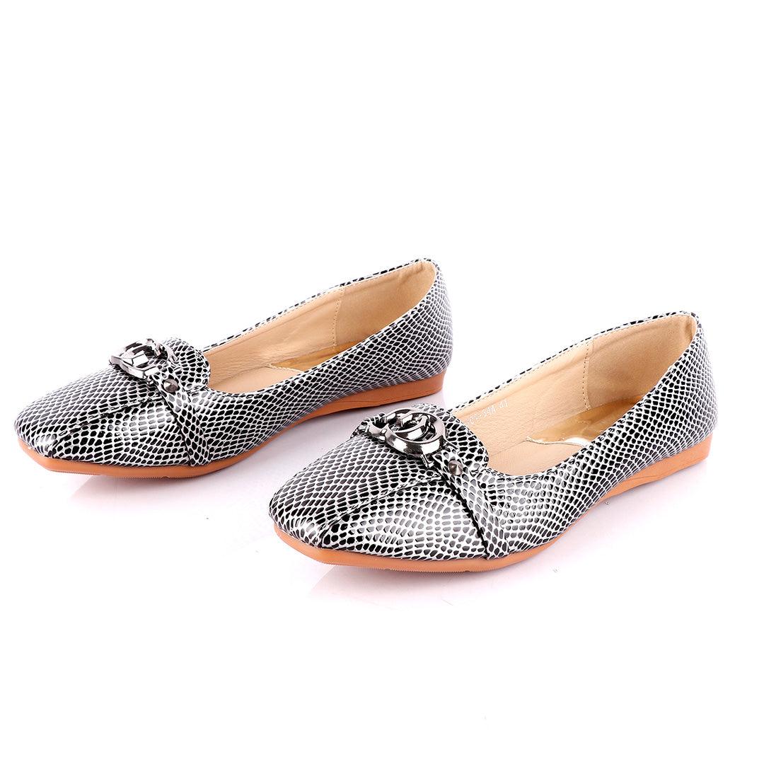 Atmosphere Office Fashion Female Flat Black shoe - Obeezi