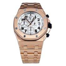 Audemars Piguet AP Offshore 42mm 18K Rose Gold Watch Bracelet - Obeezi.com