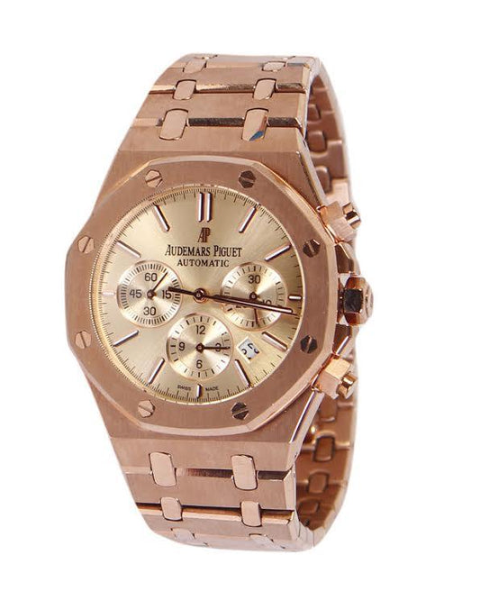 Audemars Piguet Royal Oak Chronograph from the 2016 yellow gold collection - Obeezi.com