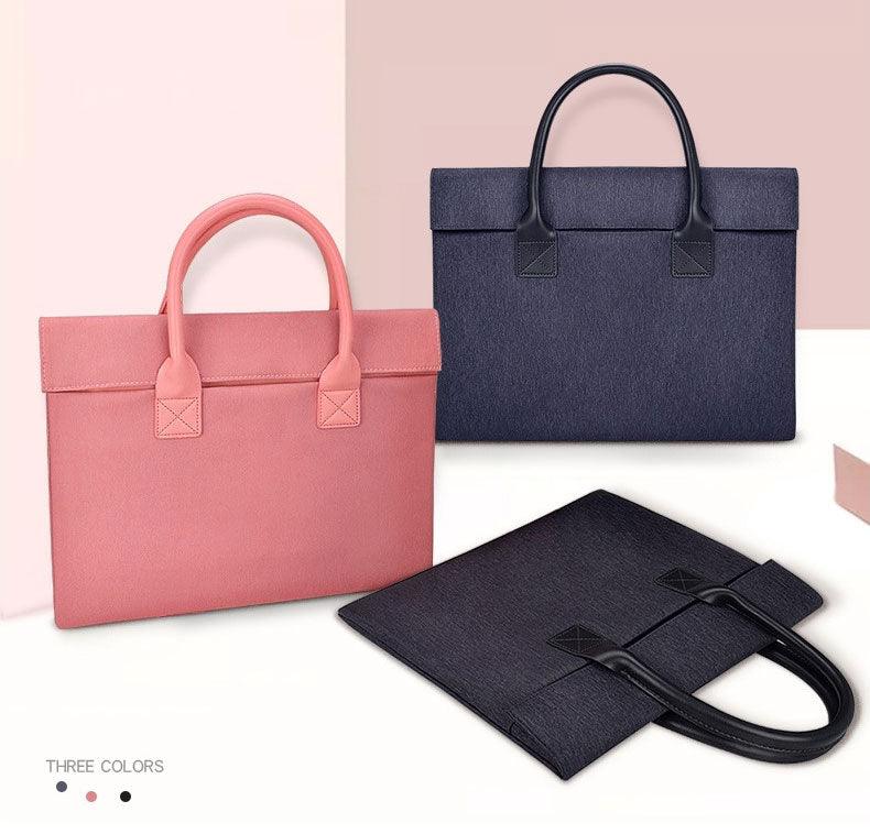 Authentic New Style Collection Portable Laptop Bag-Navy Blue - Obeezi.com