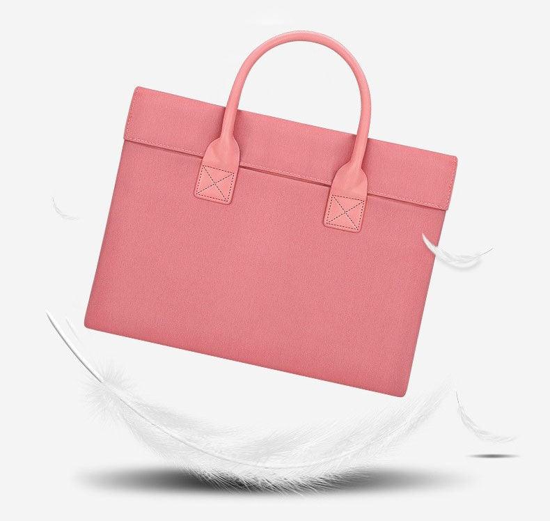 Authentic New Style Collection Portable Laptop Bag- Pink - Obeezi.com