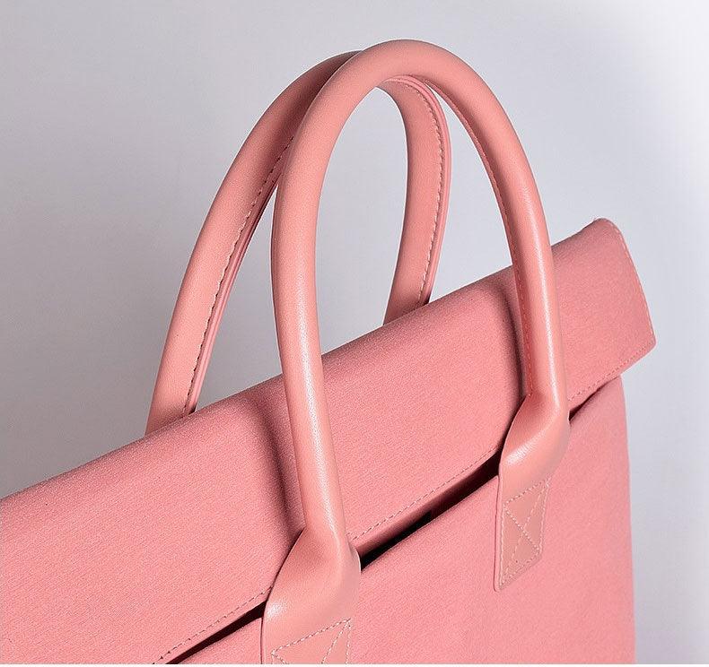 Authentic New Style Collection Portable Laptop Bag- Pink - Obeezi.com