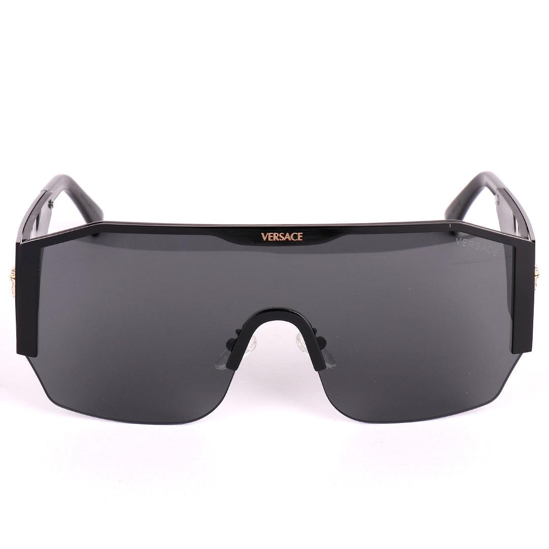 Authentic Ver Medusa Crested Black Sunglasses - Obeezi.com