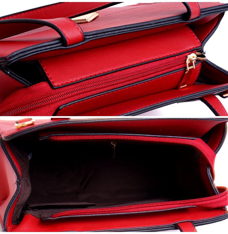 Avalynn Satchel Women Fashion Leather Bag - Grey - Obeezi.com