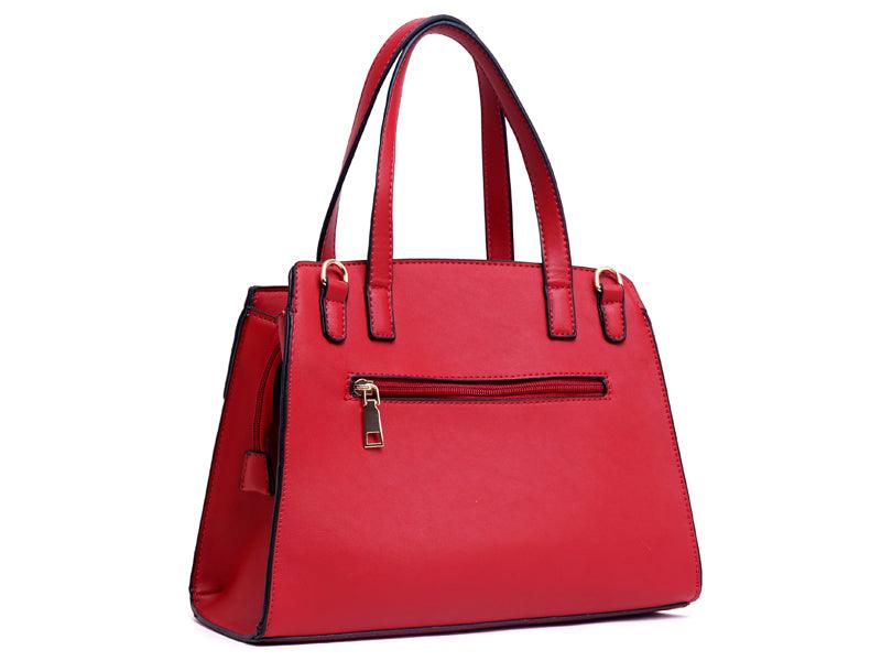 Avalynn Satchel Women Fashion Leather Bag - Pink - Obeezi.com