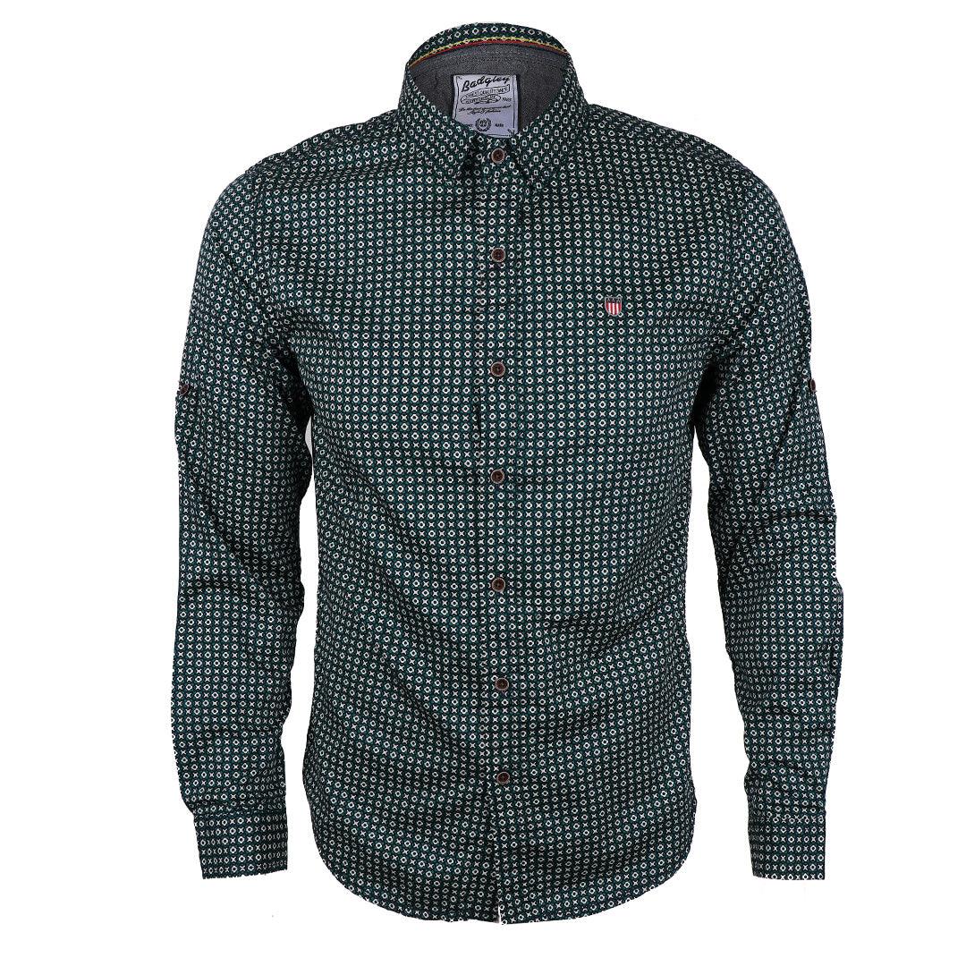 Badgley Dotted Well Styled Shirts - Obeezi