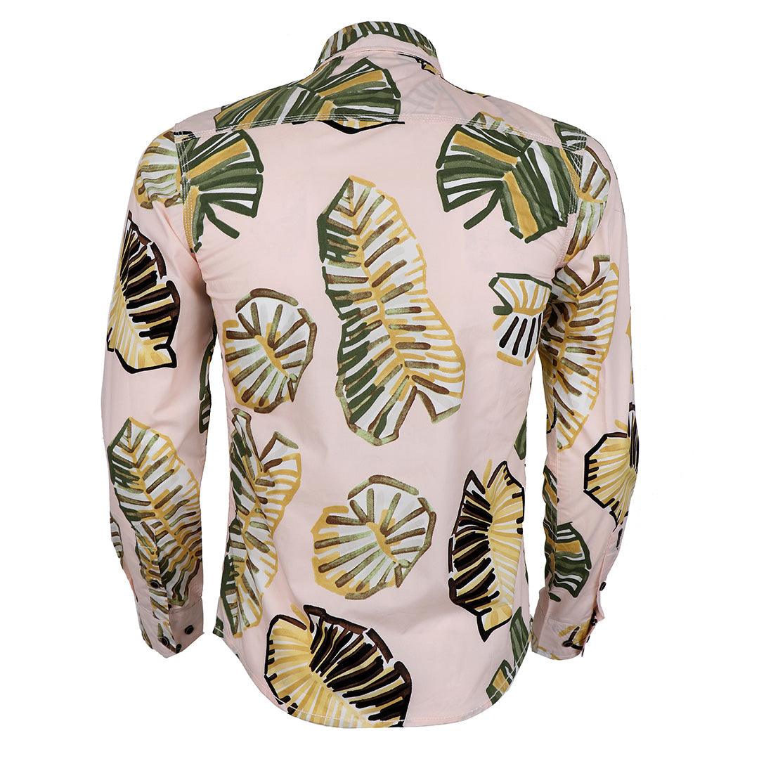 Badgley Executive Royal Designed Long Sleeve Shirt - Obeezi