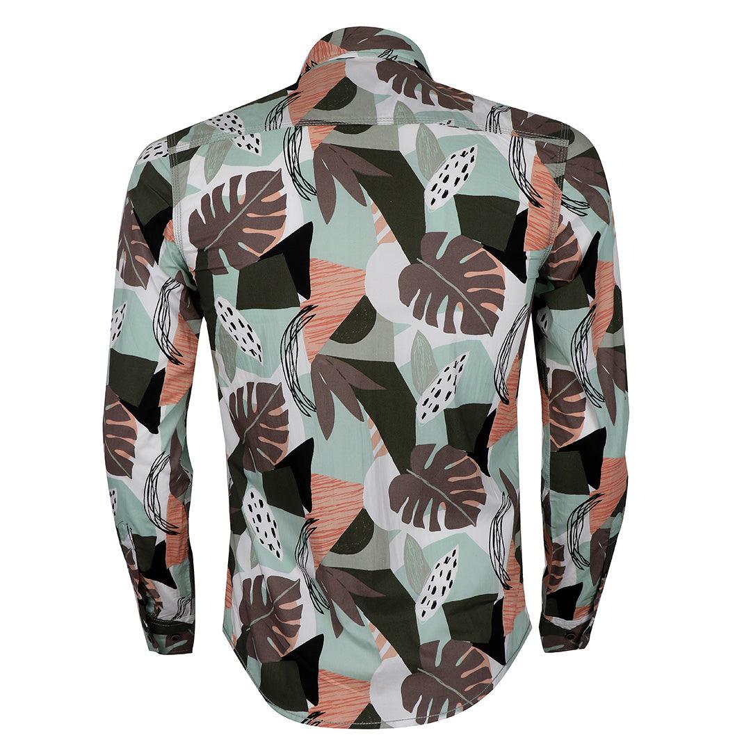 Badgley Executive Style Collection Shirt- Green - Obeezi