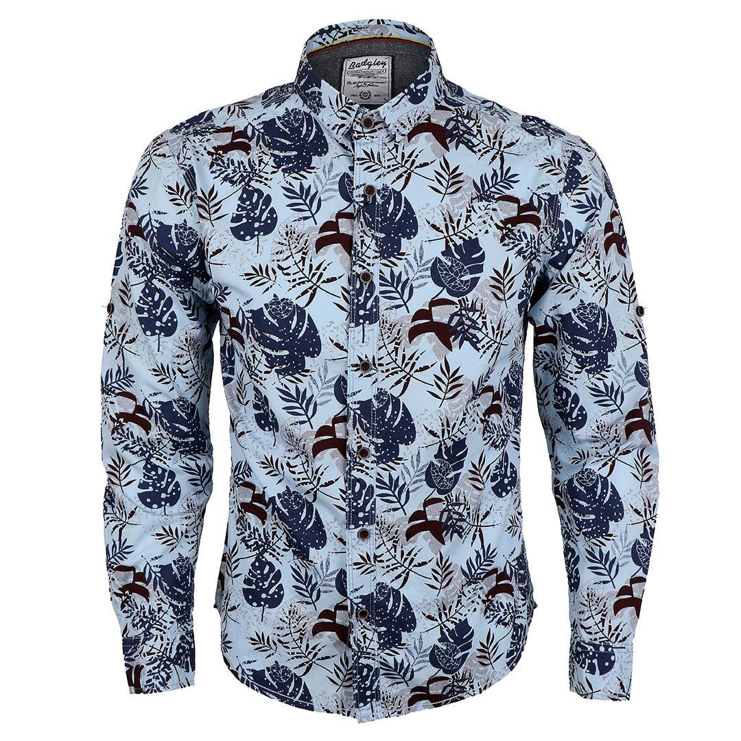 Badgley Flowery Mens Styled Shirts - Obeezi