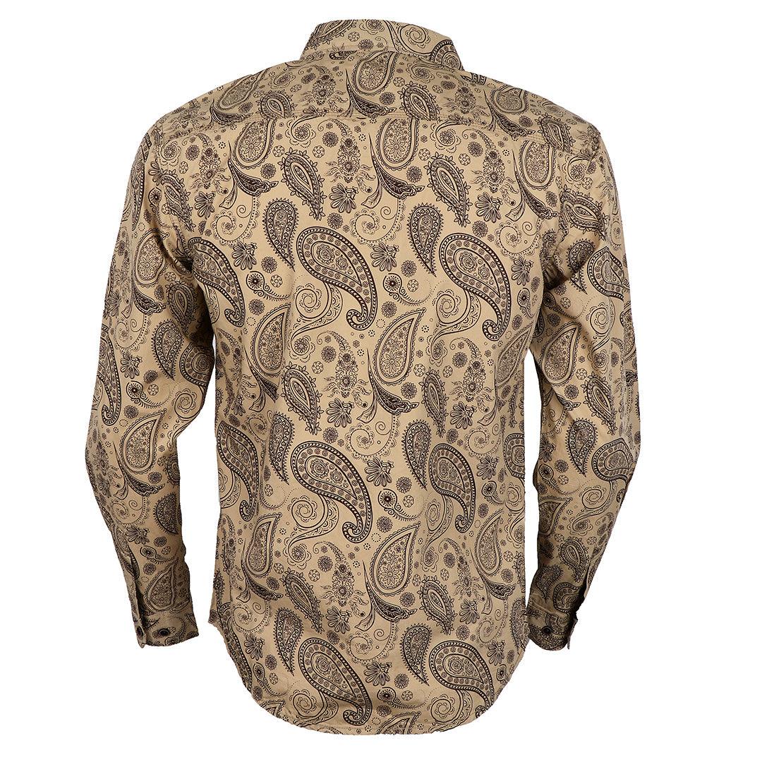 Badgley New York City Quality Finest Long Sleeve Shirt-Brown - Obeezi