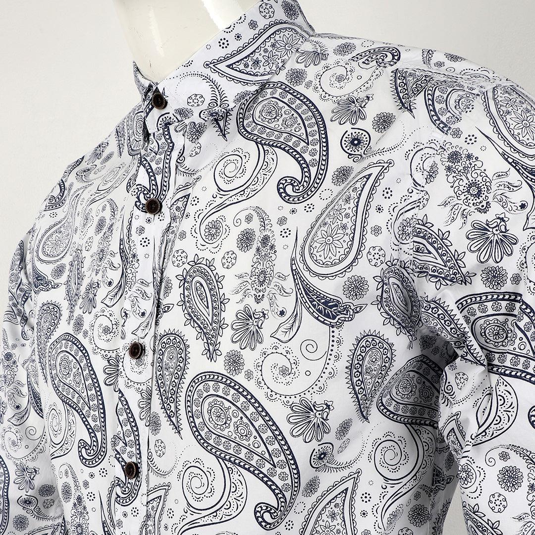 Badgley New York City Quality Finest Long Sleeve Shirt-White - Obeezi