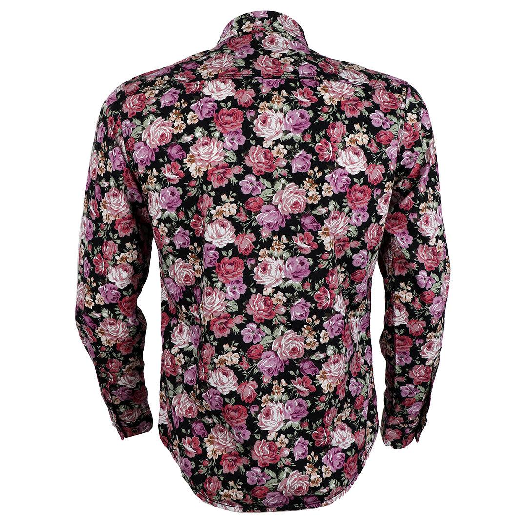 Bajiel Vintage Autumn Men's Floral Hawaiian Shirt - Obeezi