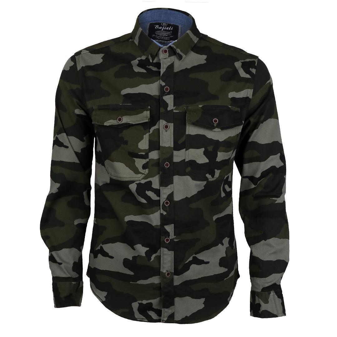 Bajieli Finest Camouflaged Well Cut Quality Shirts - Obeezi