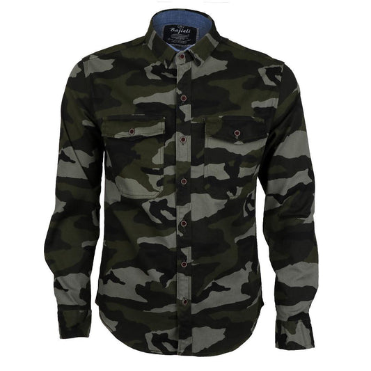Bajieli Finest Camouflaged Well Cut Quality Shirts - Obeezi
