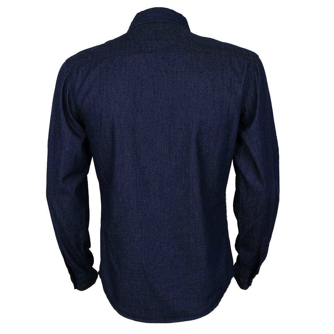 Bajieli Men's Long-sleeved Denim Jeans Shirt - Obeezi