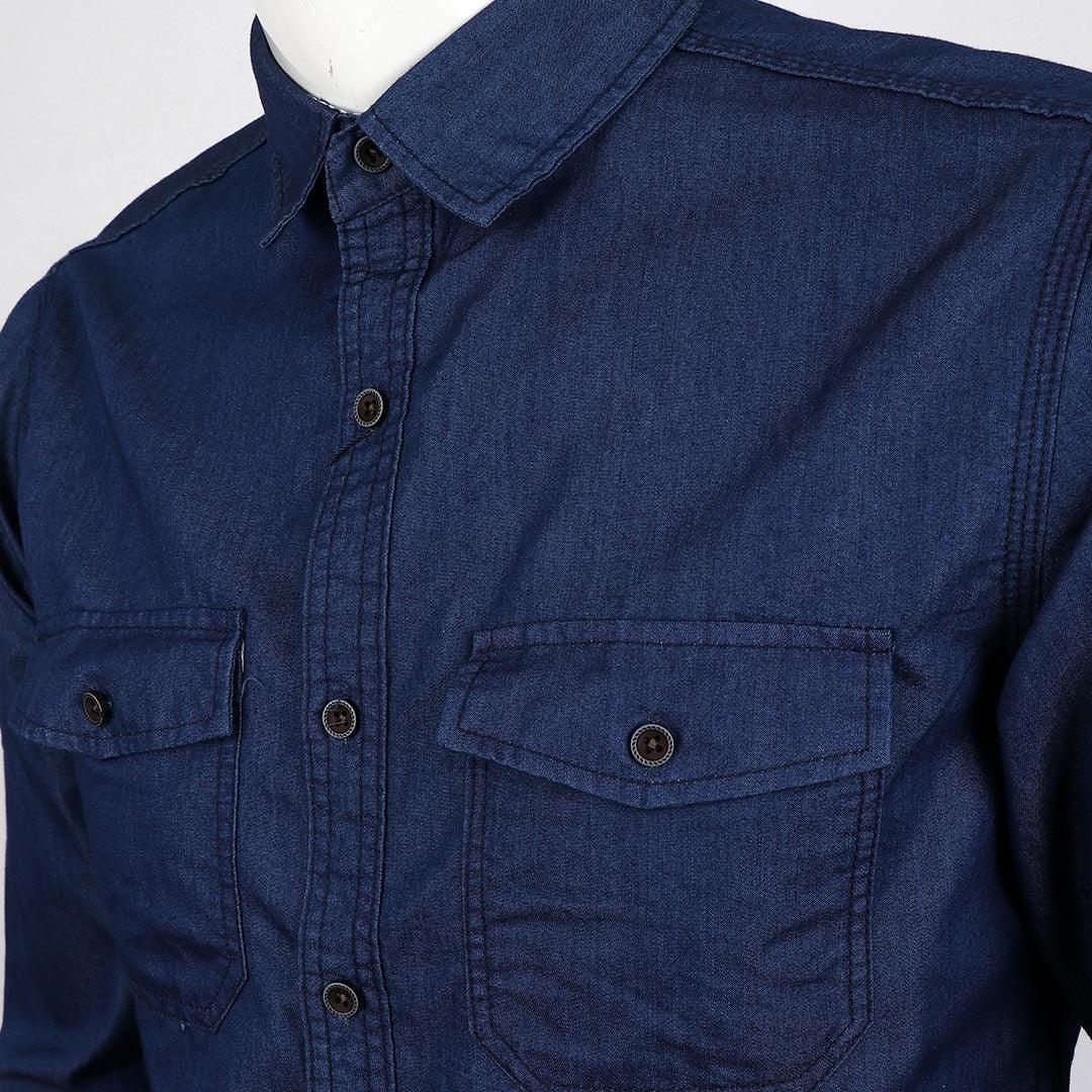 Bajieli Riggs Workwear Men's Denim Work Shirt - Obeezi
