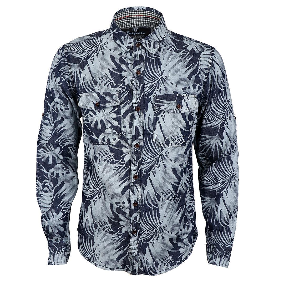 Bajieli Vintage Flowered Designed Long Sleeve Shirt - Obeezi
