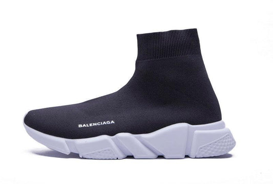 Balenciaga Stretch Mesh High Top Black Sneaker - Obeezi