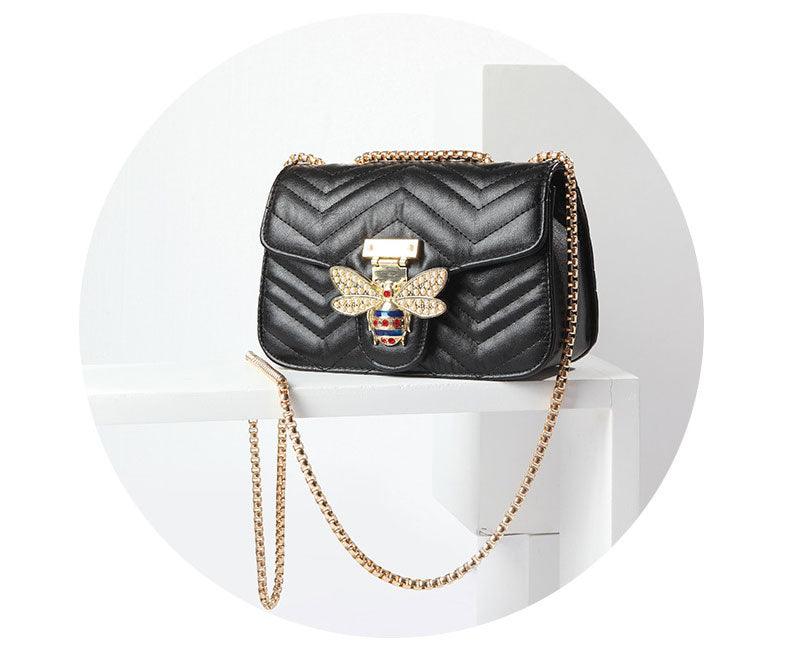 Bartier Love Butterfly Detail Black Handbag - Obeezi.com