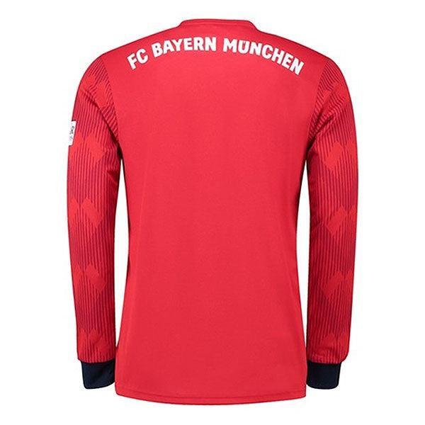 Bayern Munich Home Long Sleeve Jersey 2018-2019 Jersey - Obeezi