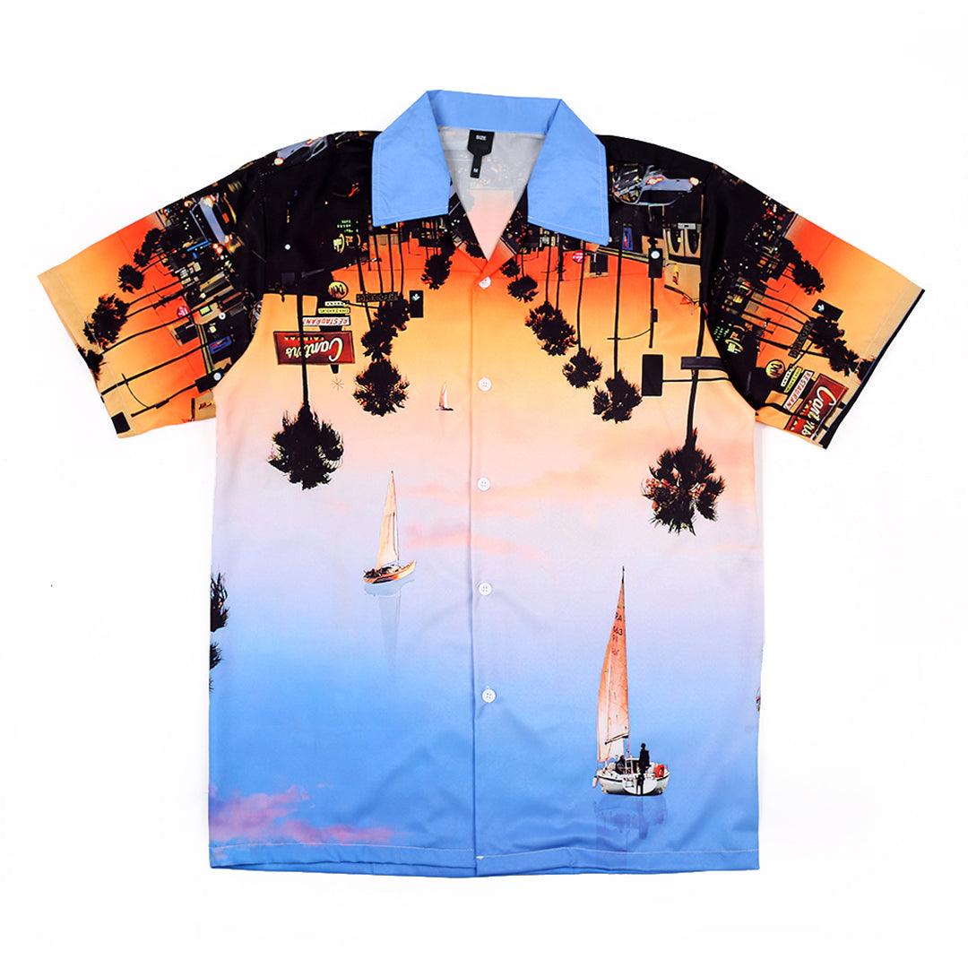 Beach Inspired Men's Multi Coloured Aloha Shirt - Obeezi.com
