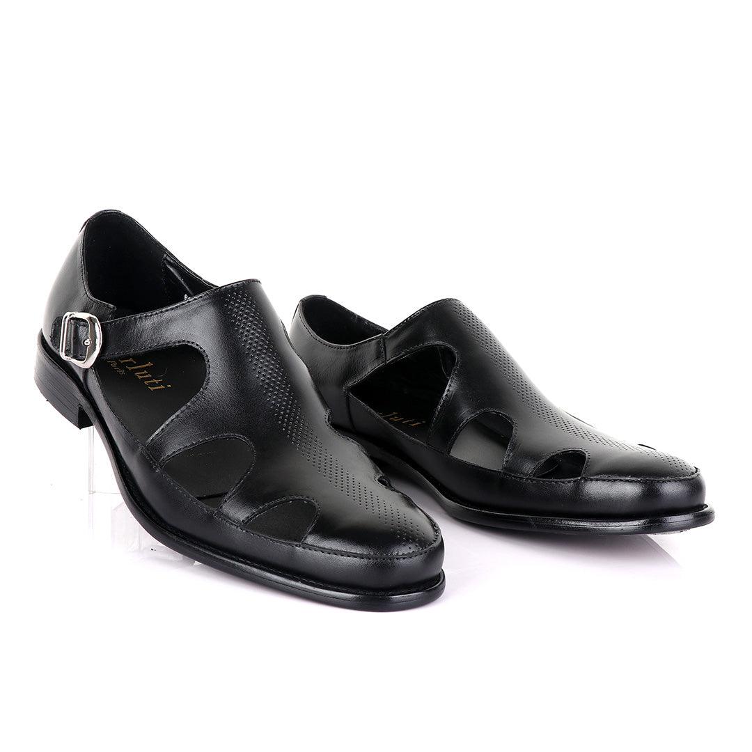 Berluti Designer Men's Shoe-Black - Obeezi