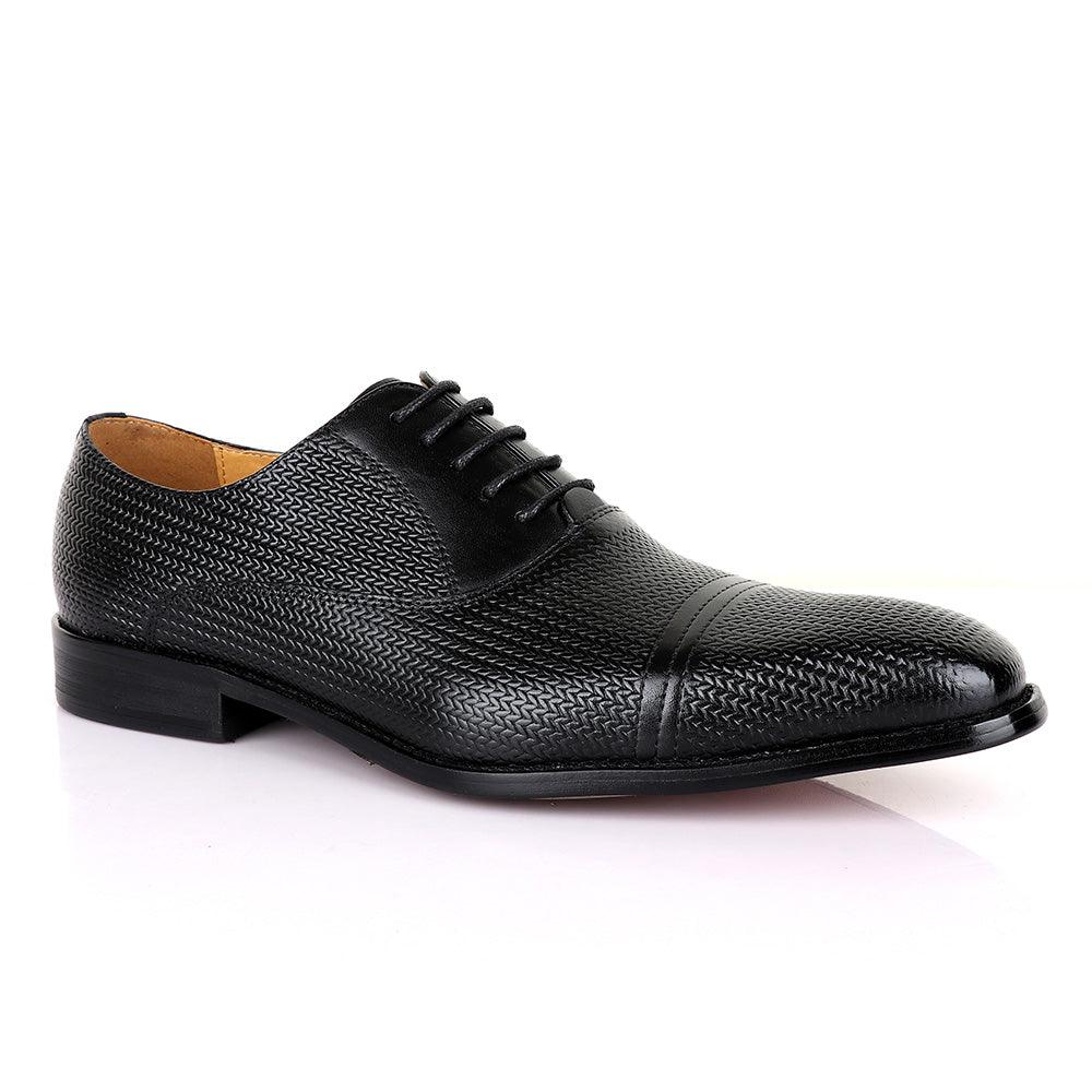 Berluti Formal Oxford Black Leather shoe - Obeezi
