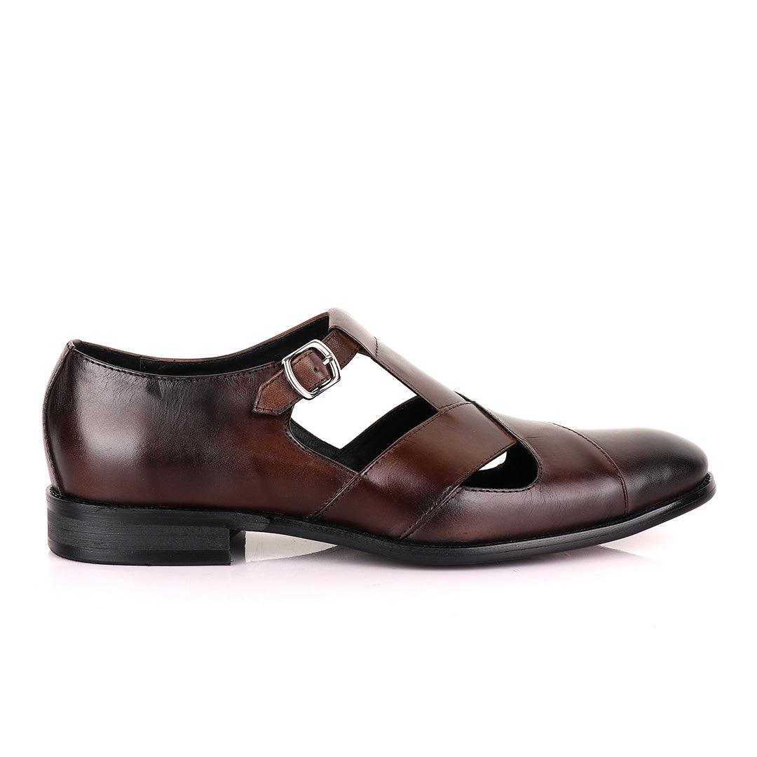 Berluti Men's Designer Shoes-Coffee - Obeezi
