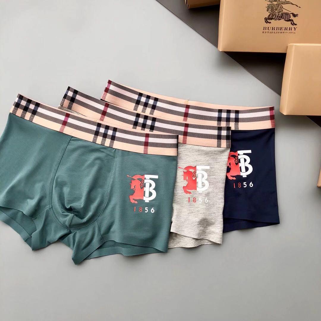 Berry 1856 Print Logo 3 in 1 Lightweight Boxers - Obeezi.com