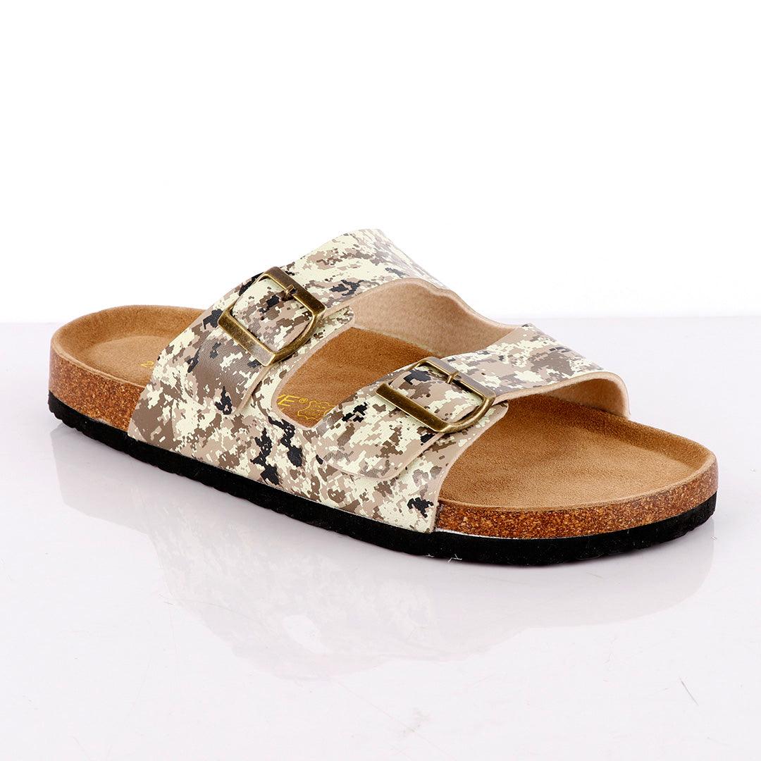 Big Brave 'Birkenstock' Camouflage Double-Strap Sandal Slippers - Obeezi