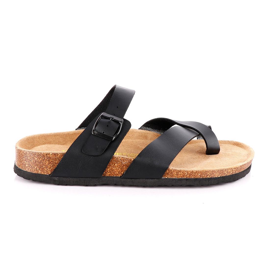 Big Brave "Birkenstock" Mayari Mocha Unisex Black Slippers - Obeezi