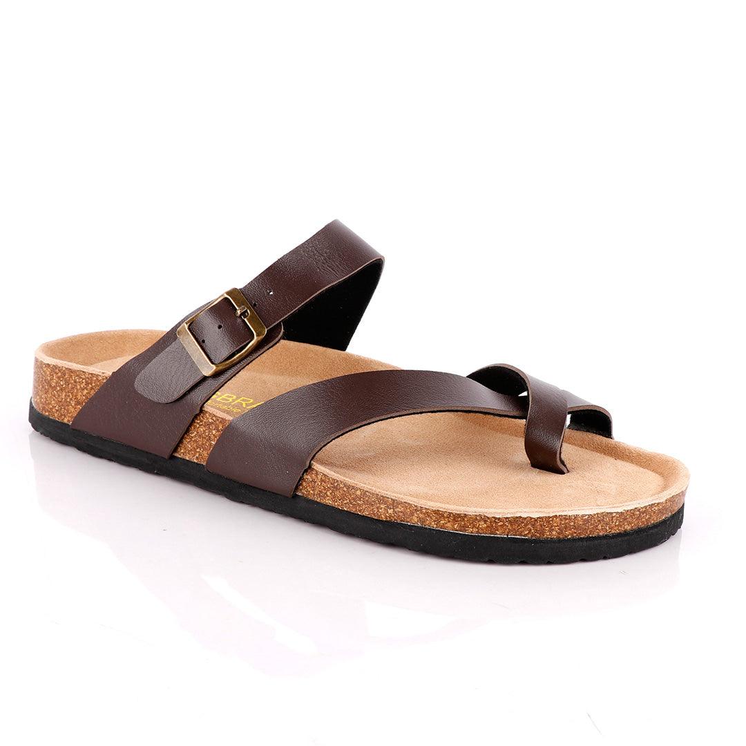 Big Brave "Birkenstock" Mayari Mocha Unisex Slippers - Brown - Obeezi