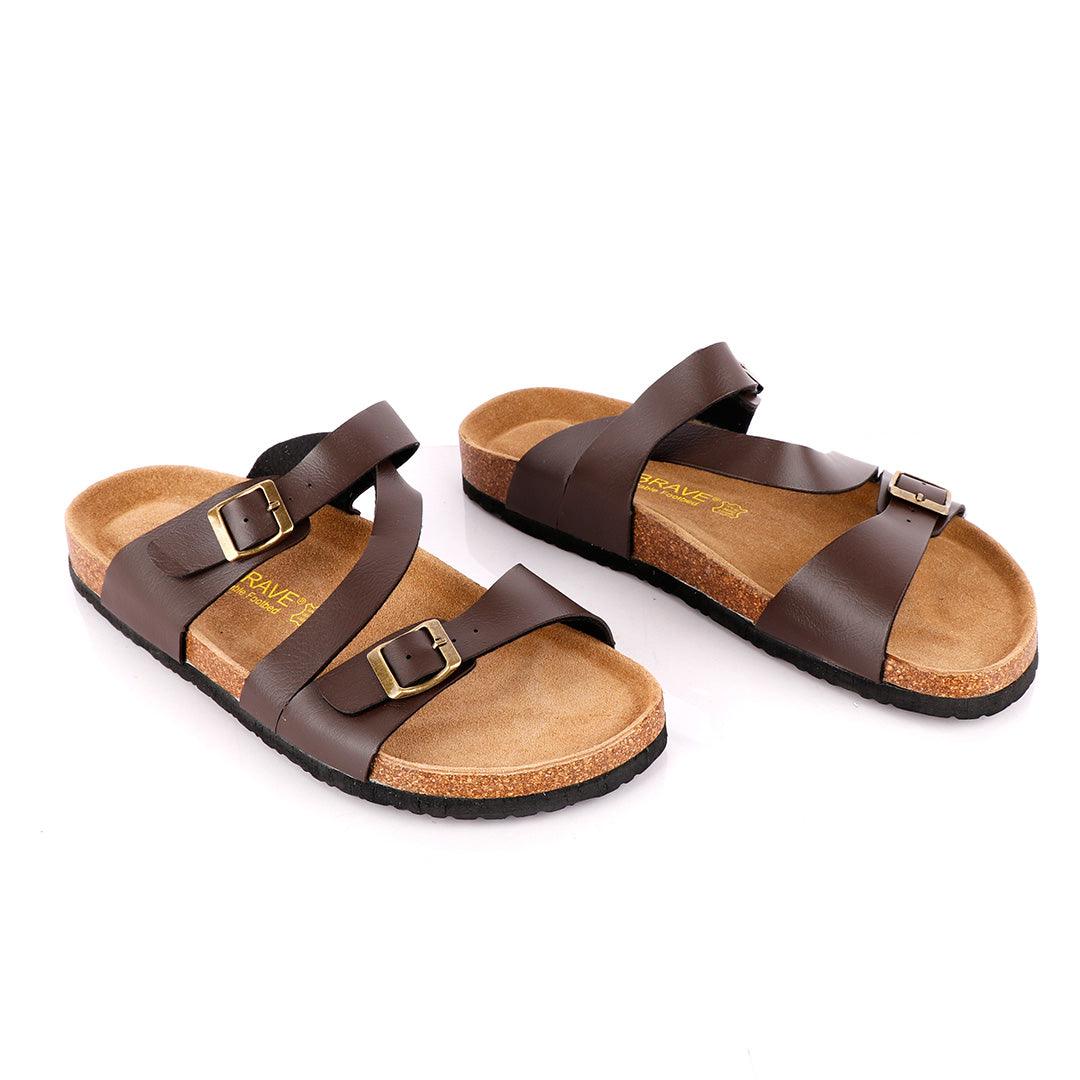 BigBrave 'Birkenstock' Salina Double Buckle Sandal Slippers - Obeezi