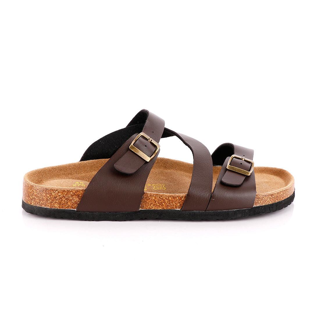 BigBrave 'Birkenstock' Salina Double Buckle Sandal Slippers - Obeezi
