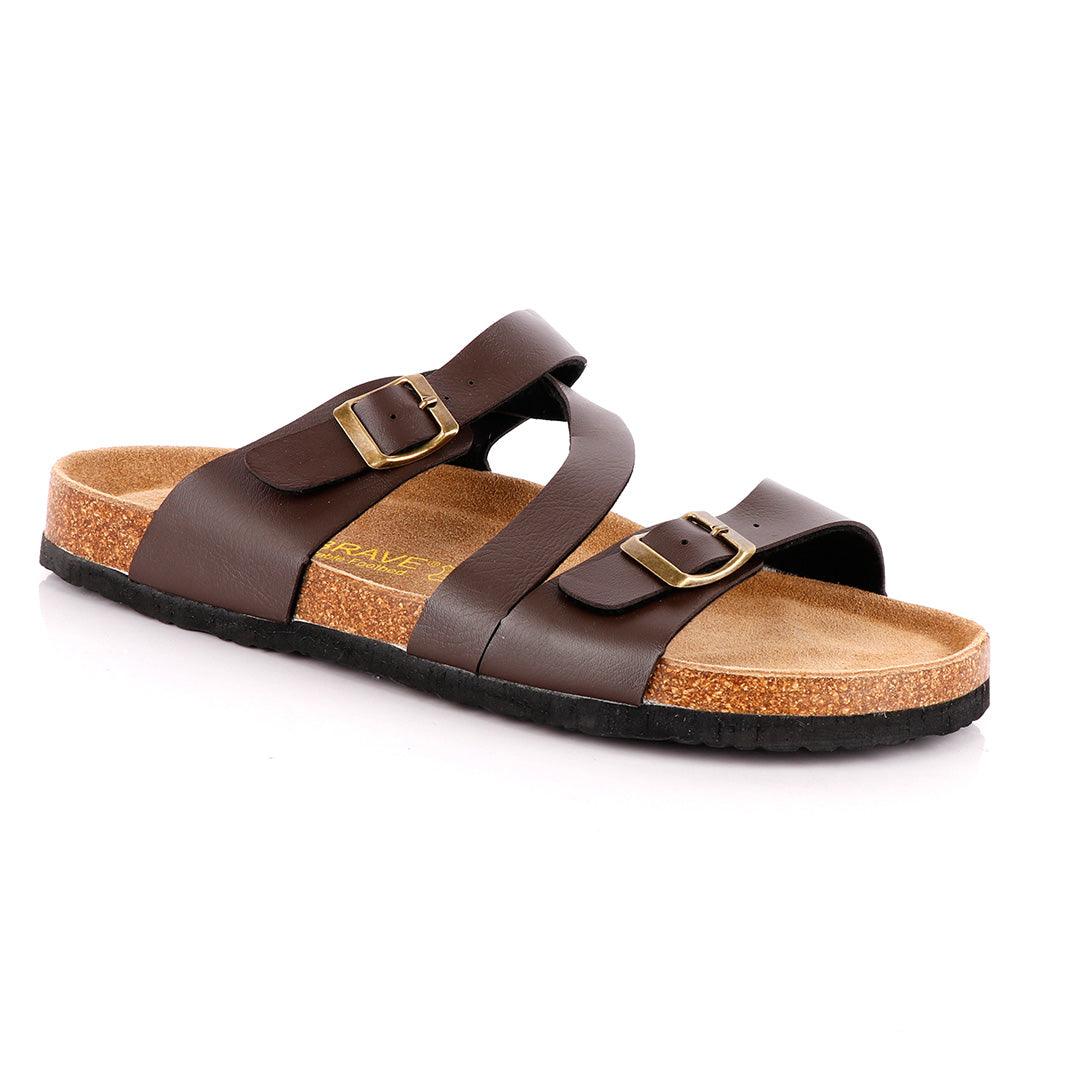 BigBrave 'Birkenstock' Salina Double Buckle Sandal Slippers - Obeezi