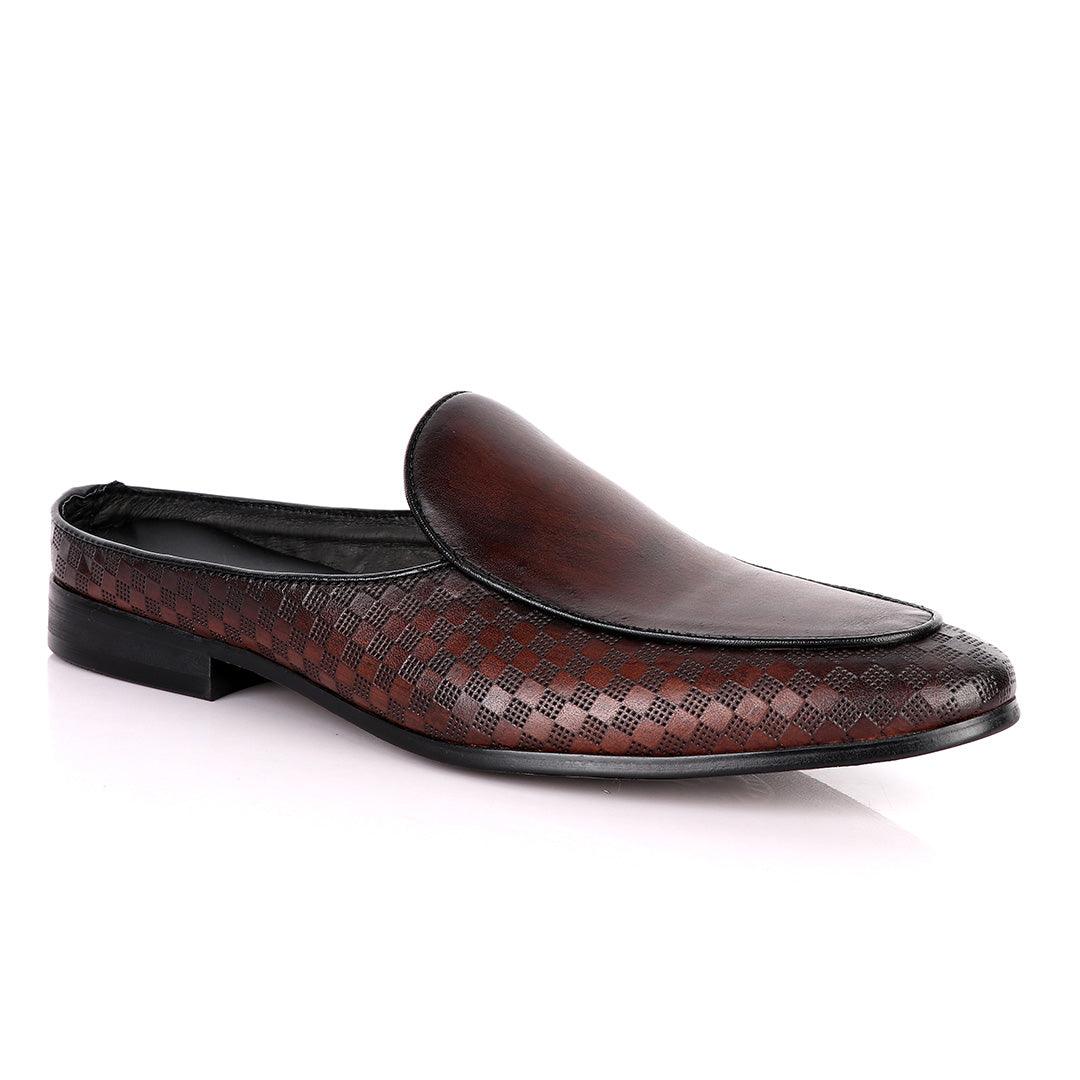 Billionaire Classic Sole House Coffee Mole Leather Shoe - Obeezi