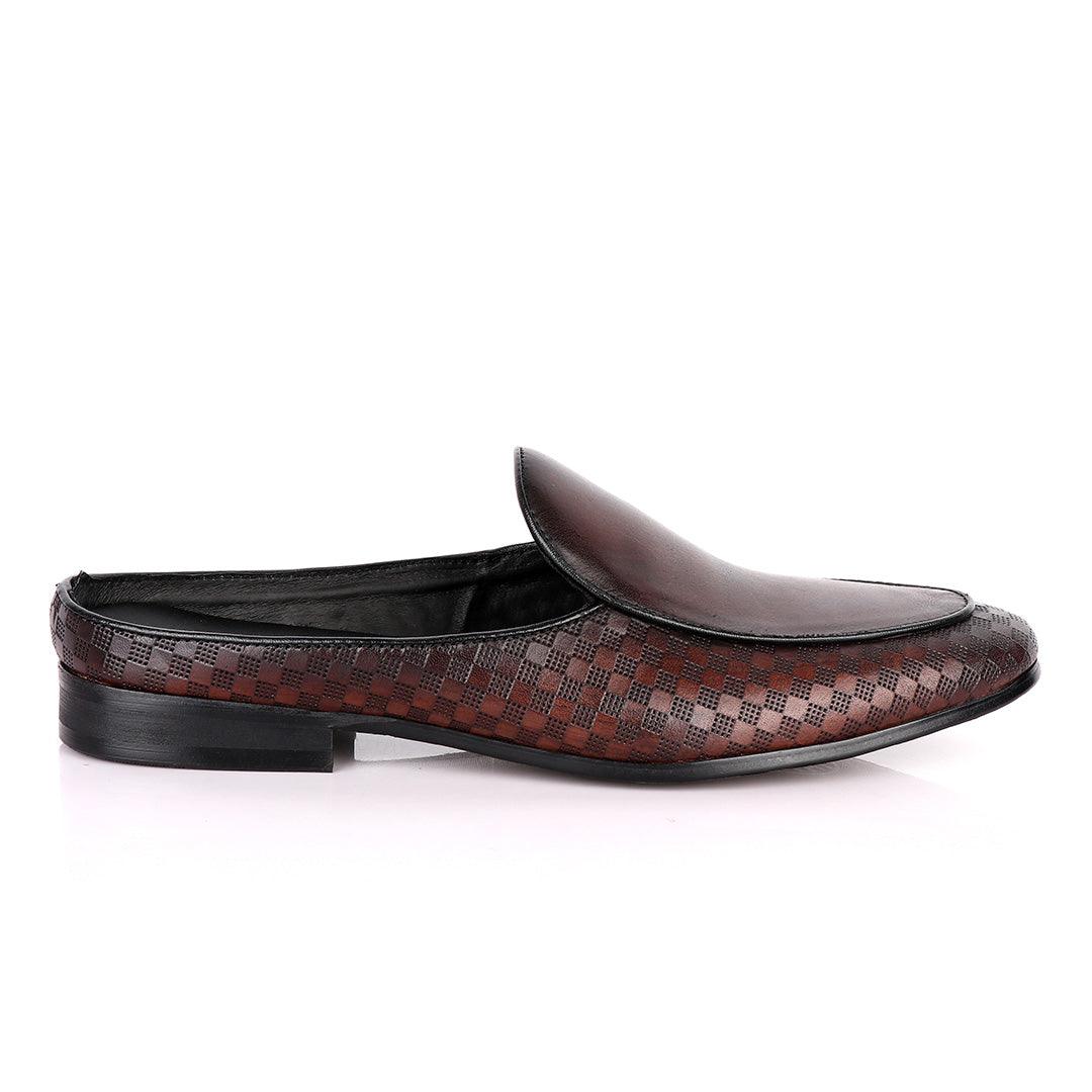 Billionaire Classic Sole House Coffee Mole Leather Shoe - Obeezi