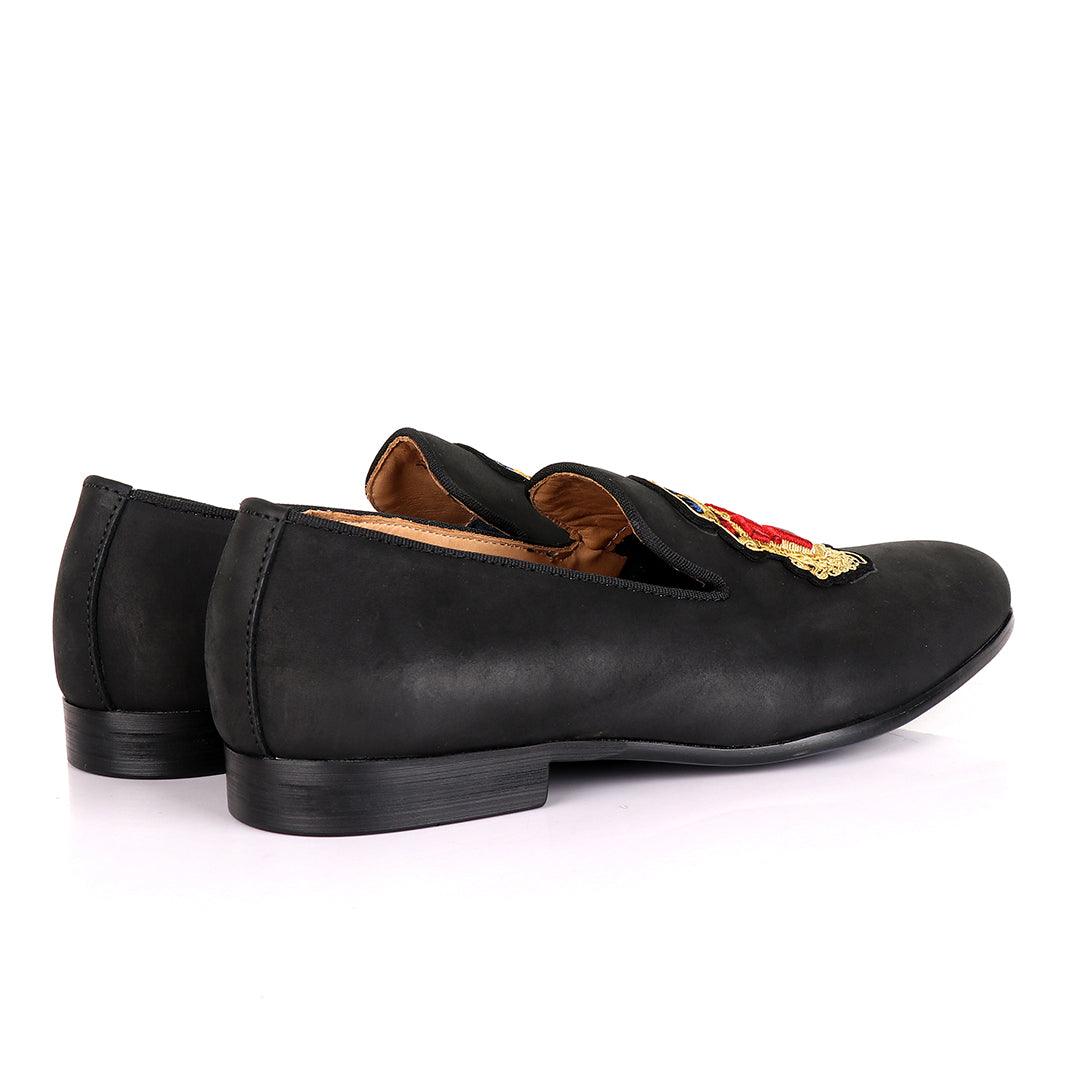 Billionaire Couture Slip-on Men's Shoe-Black - Obeezi