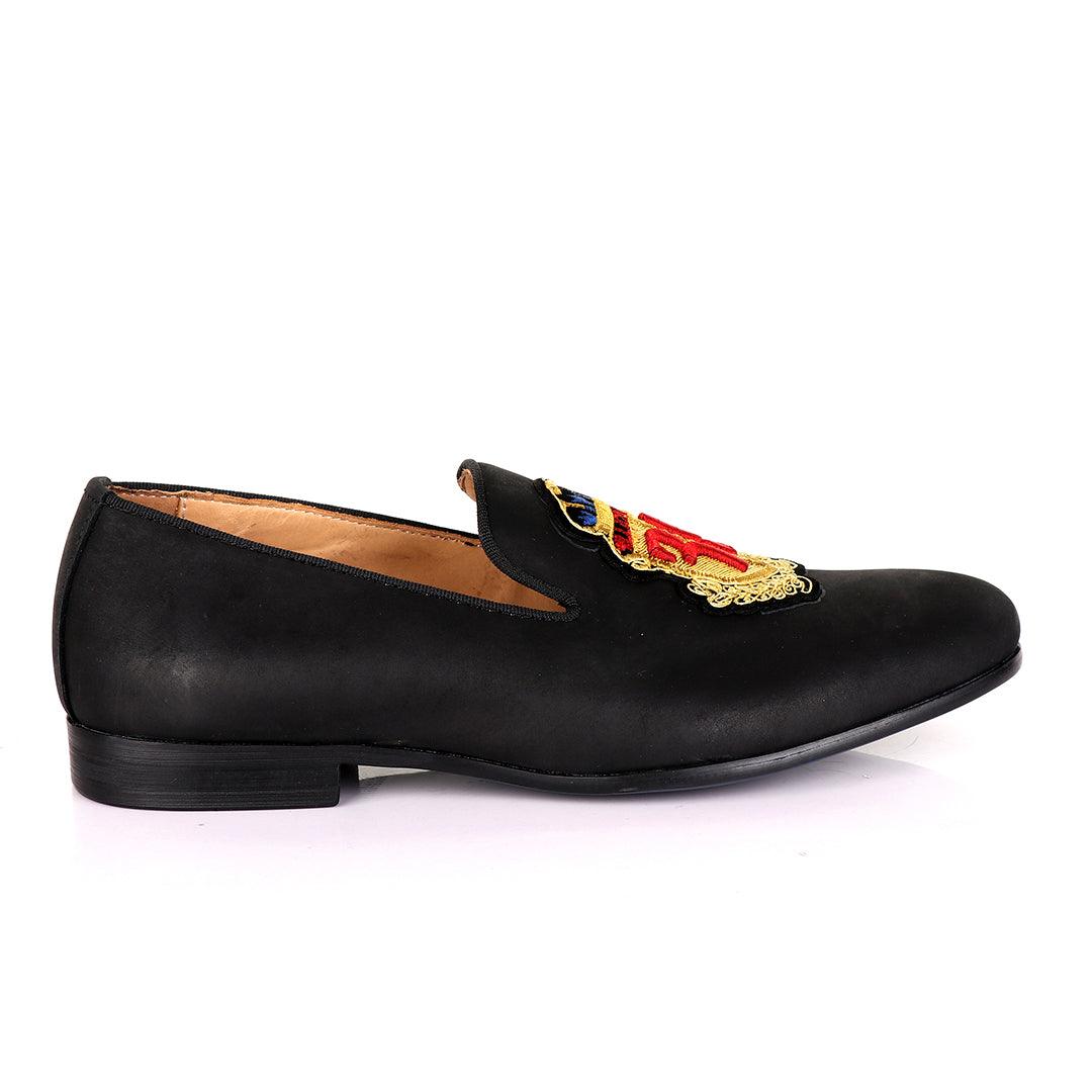 Billionaire Couture Slip-on Men's Shoe-Black - Obeezi