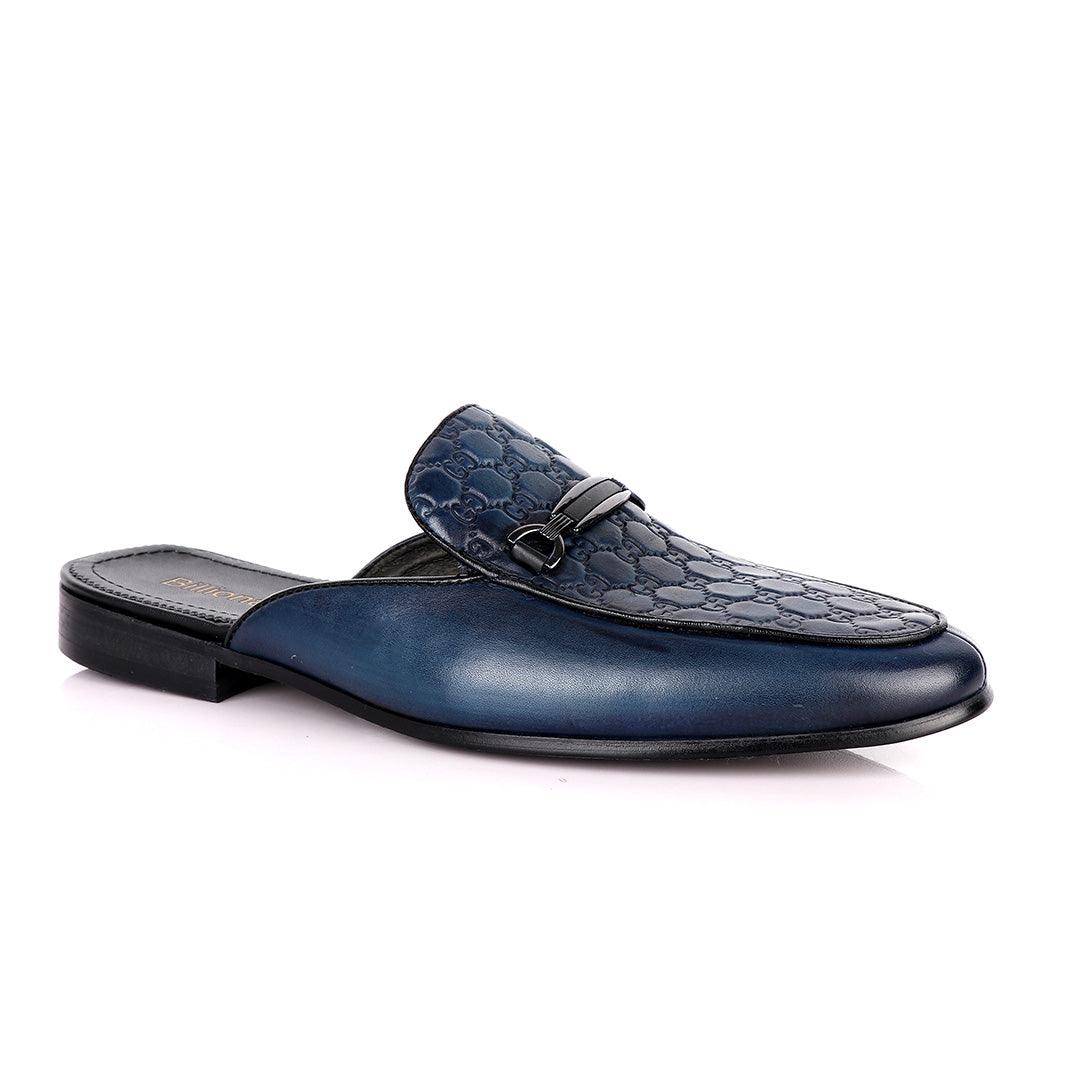 Billionaire Exquisite Blue Mole Leather Shoe - Obeezi