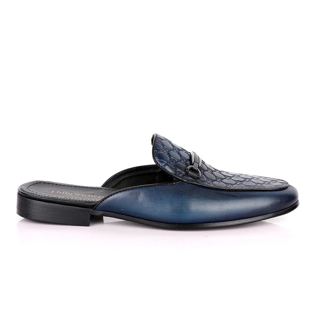 Billionaire Exquisite Blue Mole Leather Shoe - Obeezi