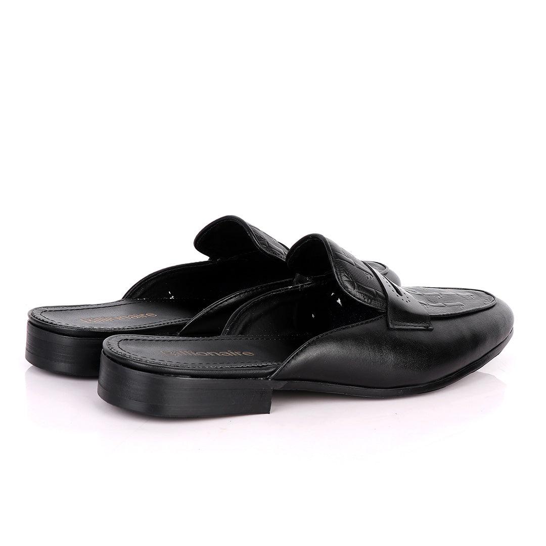 Billionaire Flower Designer Half Shoes - Obeezi