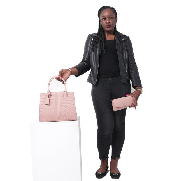 Black Designer Fashion Women Tote handbag With purse - Obeezi.com