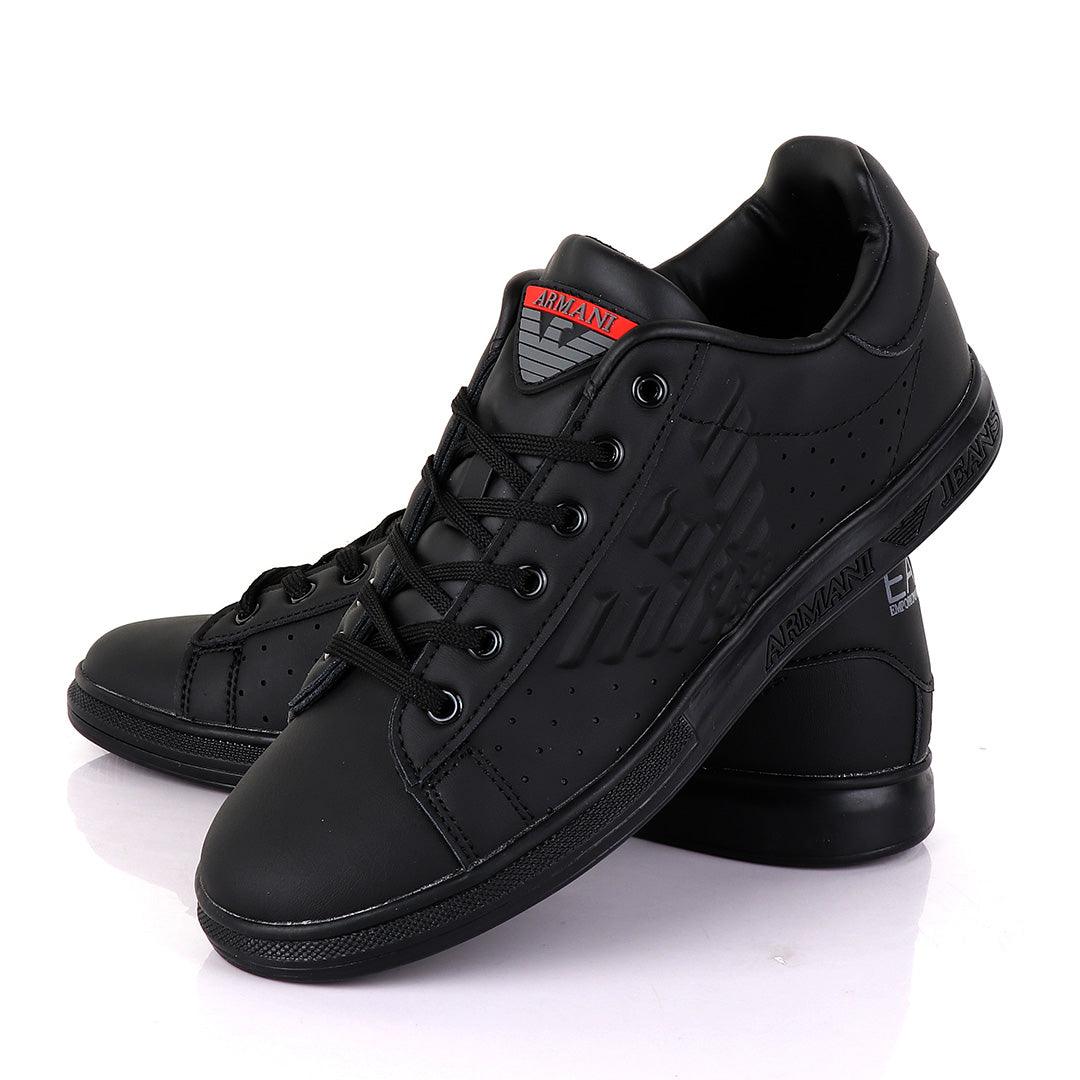 Black Logo Sneakers - Obeezi