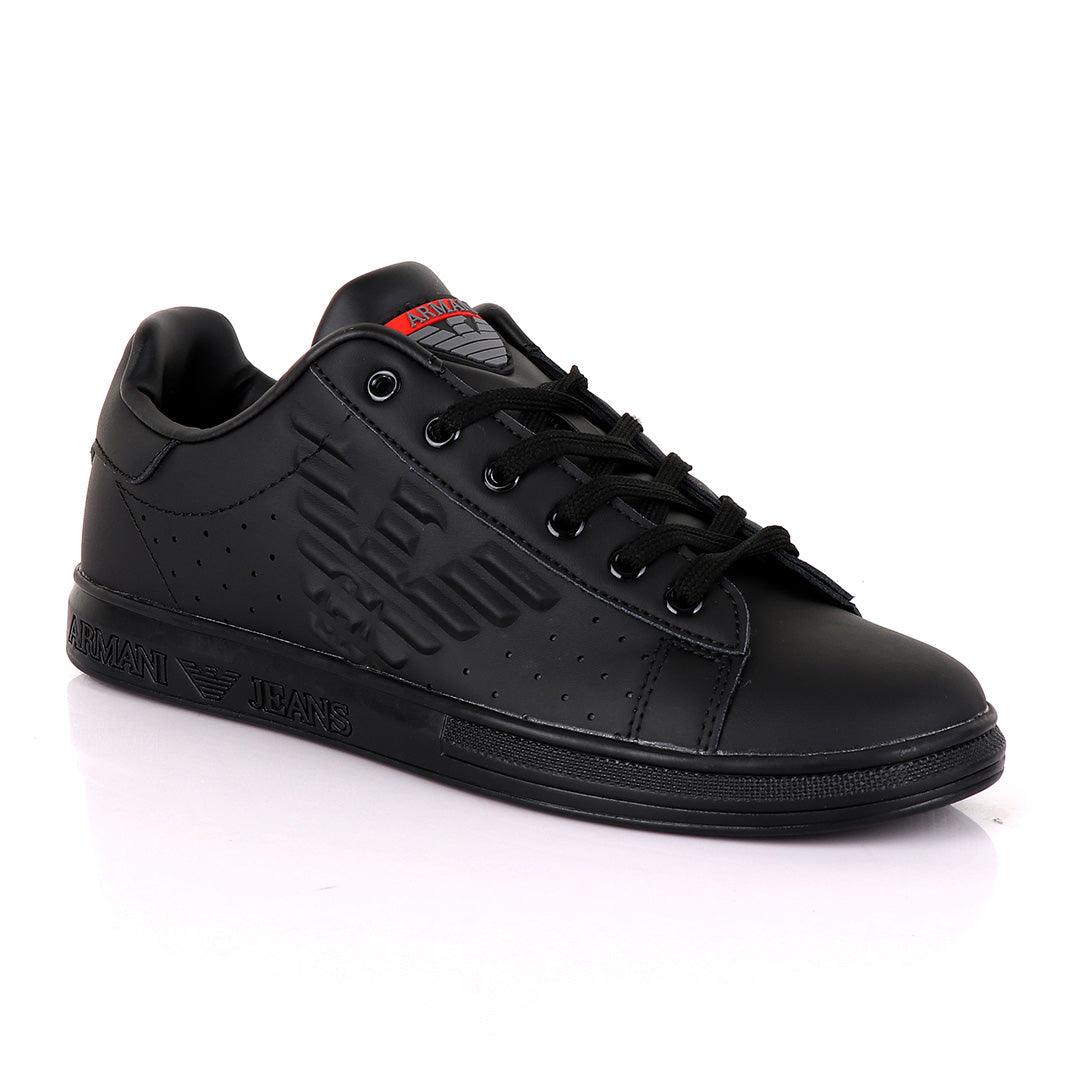 Black Logo Sneakers - Obeezi