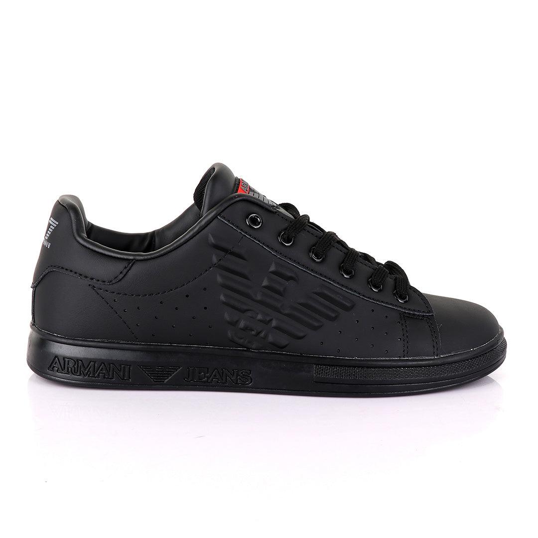 Black Logo Sneakers - Obeezi